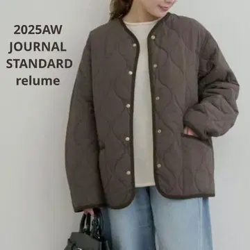 미사용 2025AW 저널 스탠다드 리룸 코쿤 퀼팅 블루종