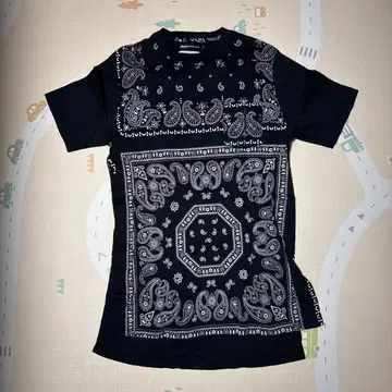 CHORD NUMBER EIGHT 코드 넘버 에이트 반다나 패턴 M 블랙