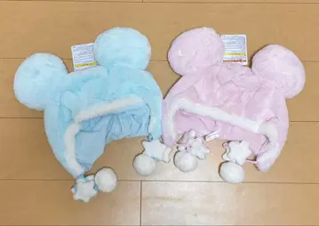 디즈니 팬캡 미키 핑크 스카이블루