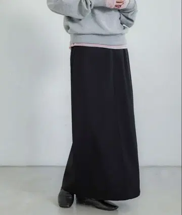 crewre 백턱 내로우 스커트 black 3