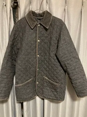 매킨토시 퀼팅 자켓 블랙