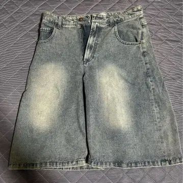 미사용품 FREAK'S STORE 빈티지 가공 데님 숏팬츠