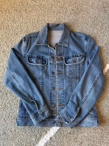 A.P.C. XS 라이트 블루 데님 자켓