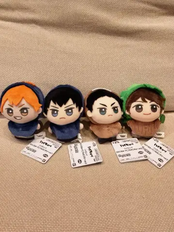 하이큐!! 치비구루미 애니멀 판초 vol.1&2 4개 세트