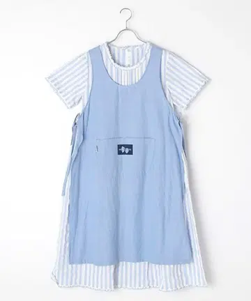 핑크하우스 에이프런 포함 원피스