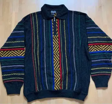 구제 의류 3D 패턴 니트