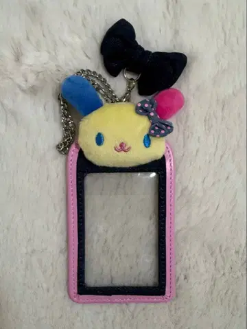 산리오 우사하나 데님 리본 트레이딩 카드 케이스