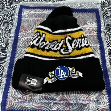 새상품 로스앤젤레스 다저스 니트 모자 월드 시리즈