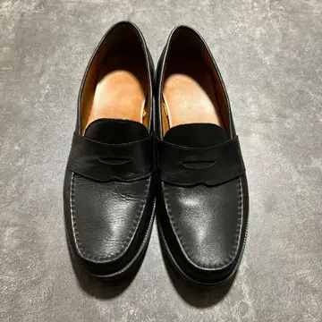 블랙 가죽 로퍼 27cm