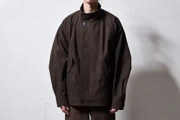 [25ss/doro1] 흙 염색 쉴드 코튼 크로스 지퍼 자켓