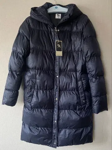 [새상품] 아놀드 파머 후드 다운 코트 롱 L 네이비