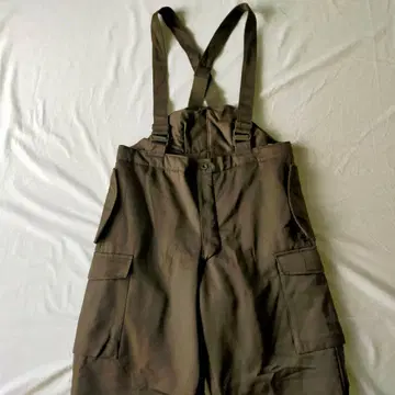 구제 오스트리아군 오버롤 서스펜더 충전솜 유로 80s