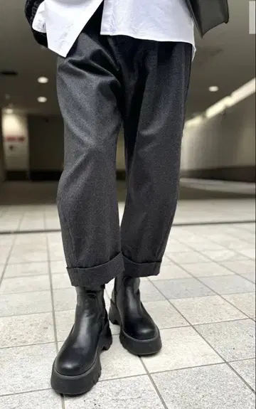 [새상품급] 라빠르망 FLANNEL CURVY PANTS 34