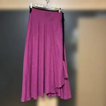 NAO 와다 나오미 씨의 린넨 성인 의류 마젠타 랩스커트