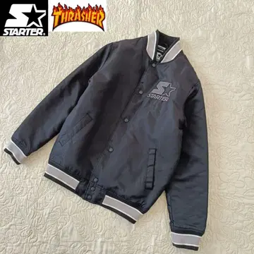 완판템! starter / THRASHER 콜라보 바시티 자켓 M 자수