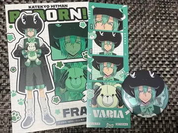 가정교사 히트맨 프란 벌스데이 카드 캔뱃지 세트 특전