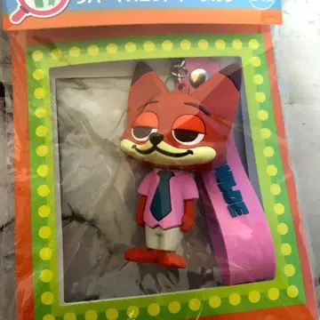 주토피아2 happy 복권 F상 러버 마스코트 키링 닉