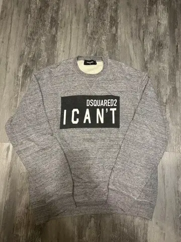 디스퀘어드 21AW [ I CAN'T ] 맨투맨 XL/이탈리아제