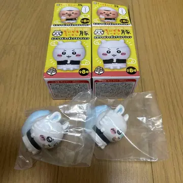 치이카와 (먼작귀) 라멘 돈 미니 소프트 비닐 컬렉션 모몽가 2개 세트