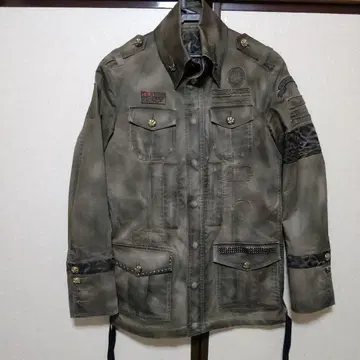 Roen hyde 착용 카키 자켓