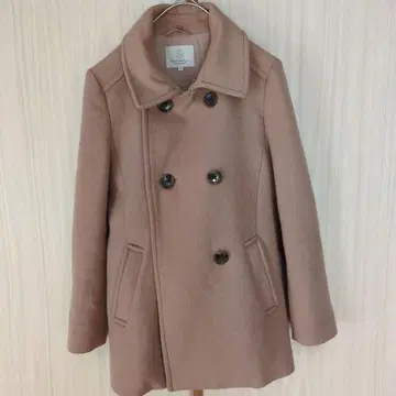 유나이티드 애로우즈 뷰티&유스 베이지 더블 브레스트 코트 S