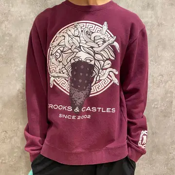 [ 무료배송 ] USA 구제 의류 맨투맨 트레이닝복 CROOKS 메두사