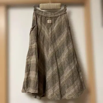 우사토의 옷 체크 플레어 스커트