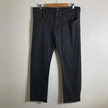 TOMMY HILFIGER 데님 블랙 남성용 L 사이즈