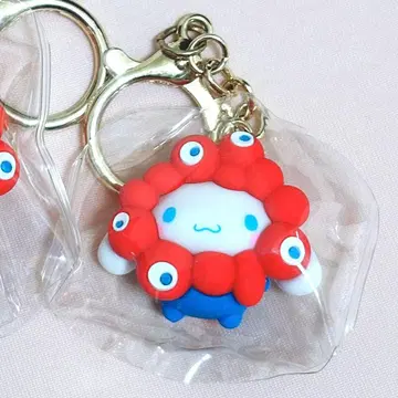 오사카 만박 한정 시나모롤 컬러 미야쿠미야쿠 산리오 입체 키링 시나몬