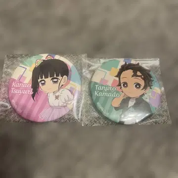 귀멸의 칼날 캔뱃지 카마도 탄지로 츠유리 카나오