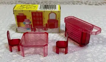 쇼와 글리코 덤 팬시 핑크 가구 & 캐비닛 세트 (박스 포함)