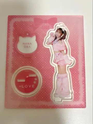 이코럽 오바 하나 고양이 아크릴 스탠드