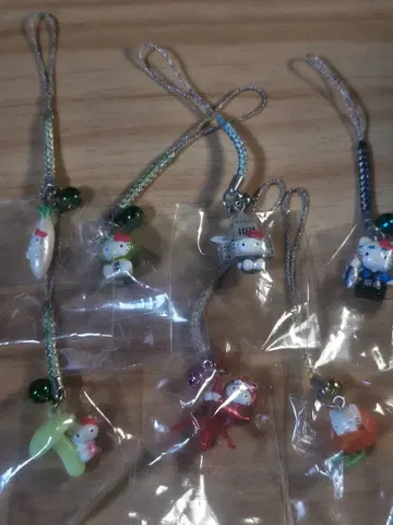 지역 한정 키티 스트랩 도쿄 한정 깃발 없음