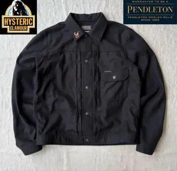 HYSTERIC GLAMOUR PENDLETON 블랙 자켓