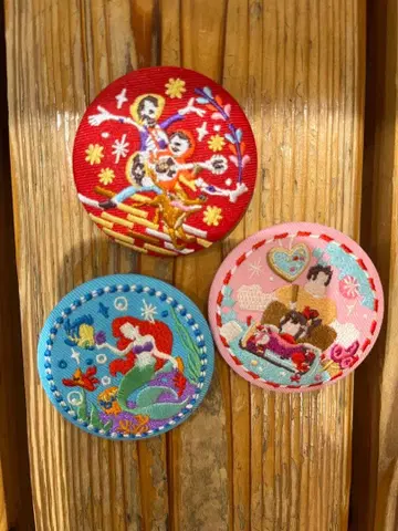 디즈니 자수 캔뱃지