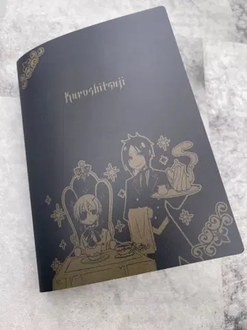 블랙 집사 엽서 파일 엽서 케이스