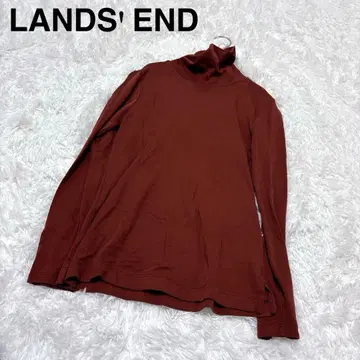 [랜즈엔드] 긴팔 터틀넥 상의 티셔츠 롱T S 무지 이너