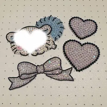 부채 데코 부품