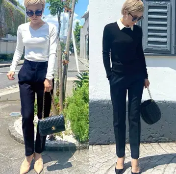 JENNE 제엔느 슬림 레그 인디고 데님 M