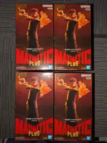 주술회전 MAXIMATICPLUS SUKUNA 스쿠나 피규어 4개 세트