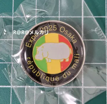 만박 EXPO2025 마리관 핀 배지 블랙 마리 파빌리온