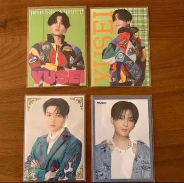 FANTASTICS 야기 유세이 트레이딩 카드 4장