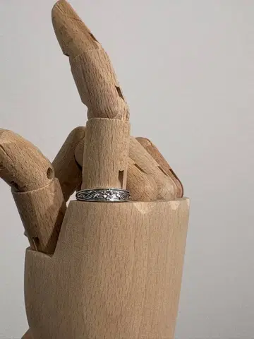 실버 조각 반지 빈티지 반지 16~17호??