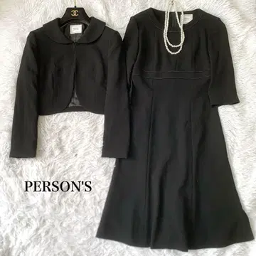 PERSON'S 블랙 포멀 원피스 셋업 5호 상복 예복