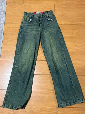 JADED LONDON 와이드 레그 데님 팬츠