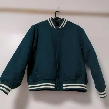 유나이티드 애슬레 바시티 자켓 멜톤 M 그린