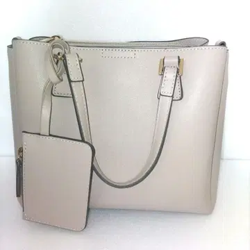 베이지 토트백 카드 케이스 포함