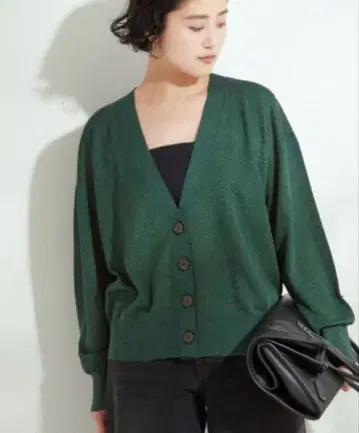 journal standard L'essage 가디건 베스트 [ 그린 ]