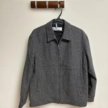 RIGEL 헤링본 무늬 집업 자켓 L