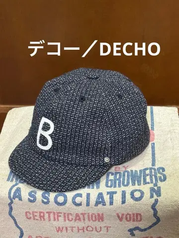 [미사용에 가까운] 데코/DECHO / 볼캡/비치 크로스